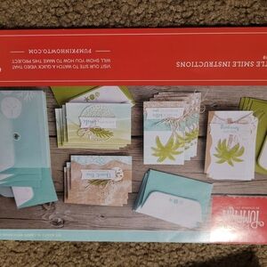 NWT! Stampin' Up card making kit, A little smile theme